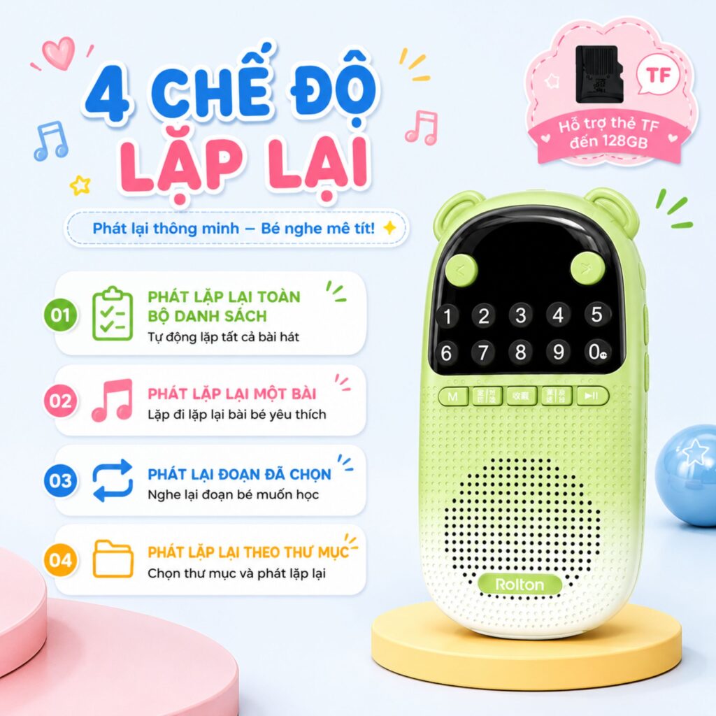 4 chế độ lặp lại thông minh