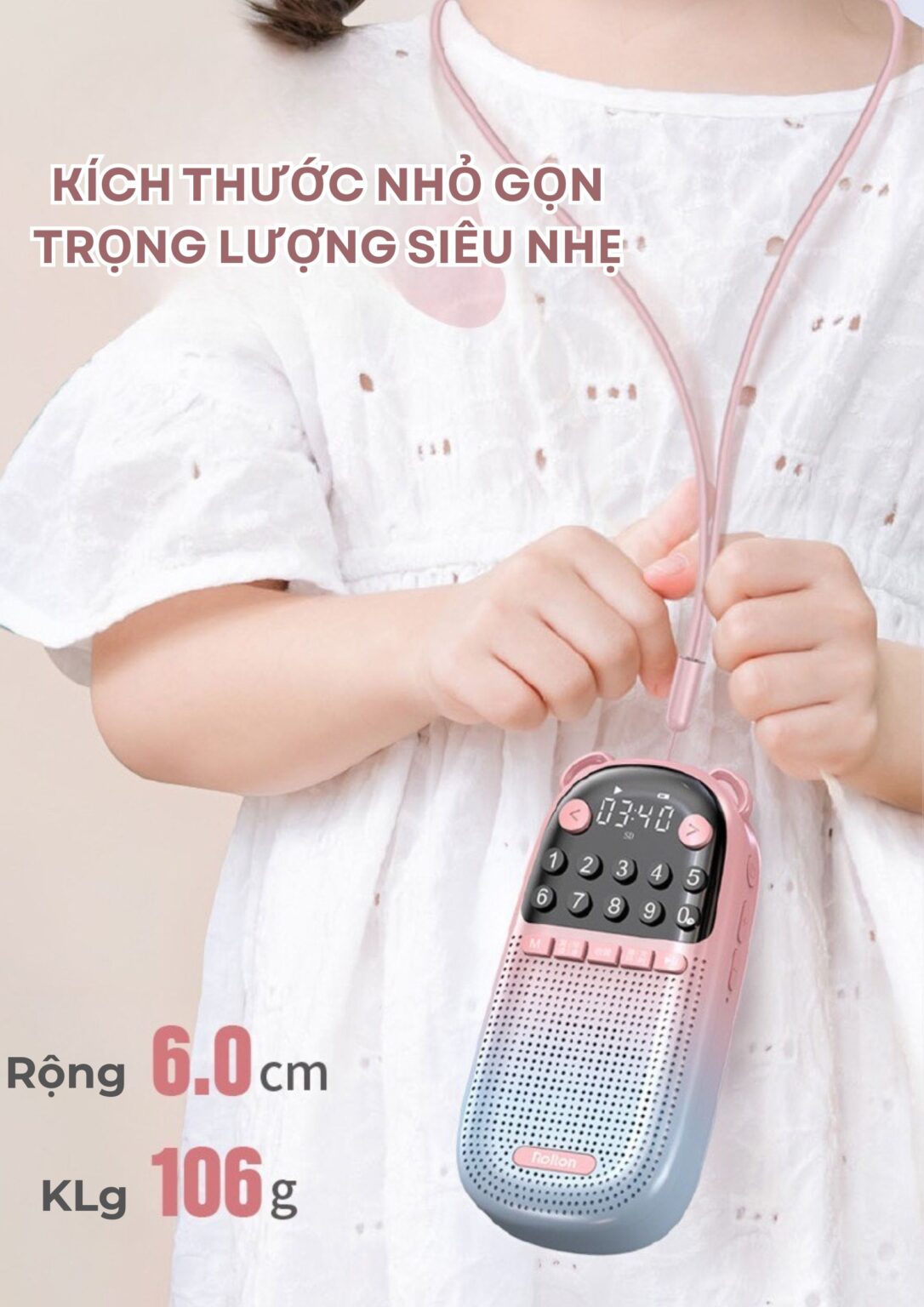 Rolton E300 kích thước nhỏ gọn trọng lượng siêu nhẹ